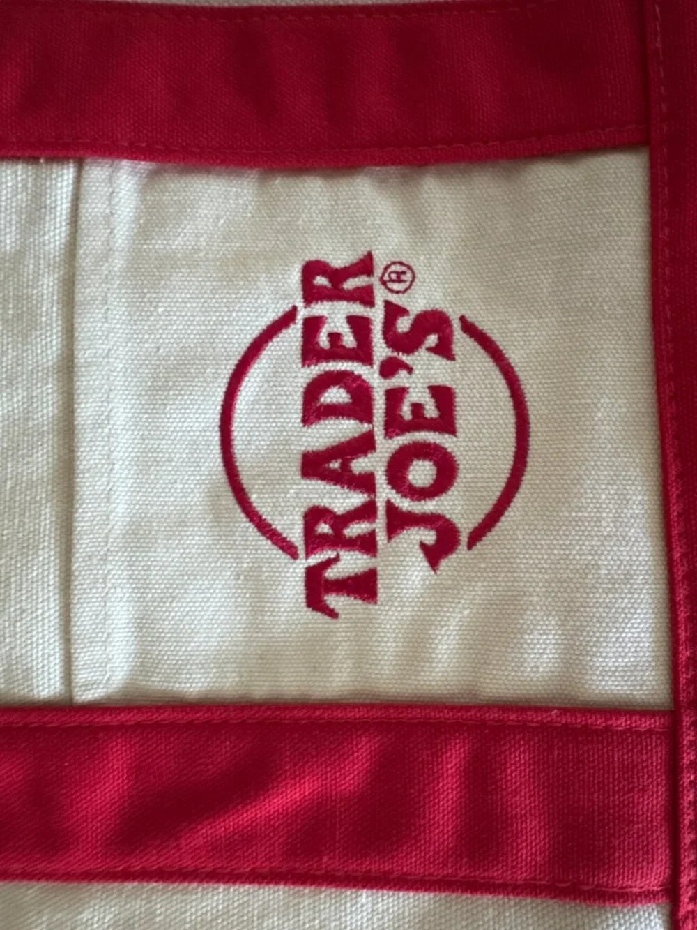 Trader Joes Mini Tote set of 2 - Red and Green NWT